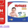 Tã quần Huggies Skincare Mega Jumbo size M 6-11kg có 106 miếng hương tràm trà dịu da