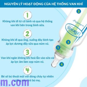 Bình sữa Dr.Brown's được thiết kế để dễ dàng làm sạch và bảo quản